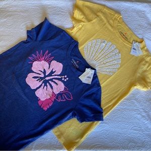 J. Crew set of 2 Girls' sequin graphic T-shirts